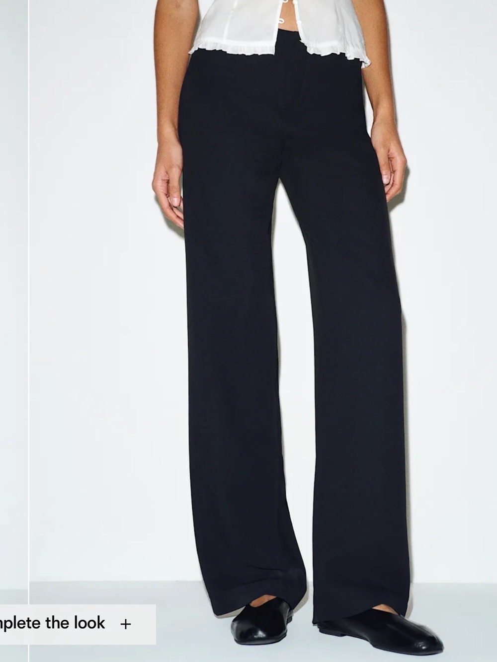 REFORMATION VIDA LOW RISE PANT - BLACK - SIZE 2 - worn once great condition